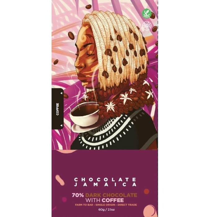 - Dunkle Schokolade 70% mit Kaffee