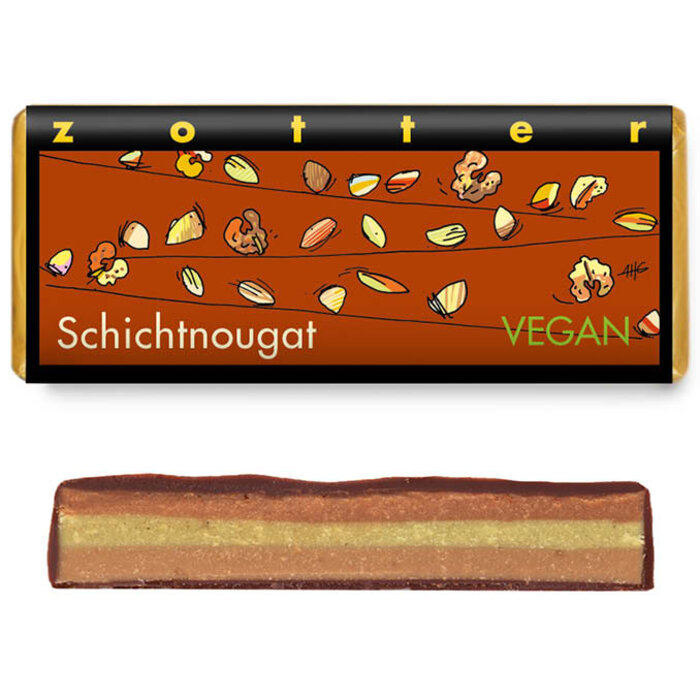 - Schichtnougat