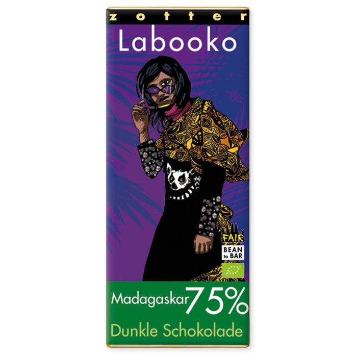 - 75% Madagaskar dunkle Schokolade