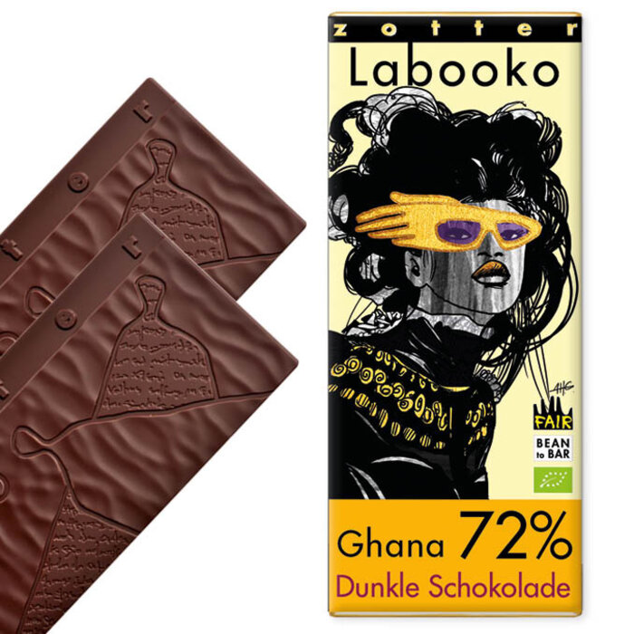 - 72% Ghana, 2 x 35g