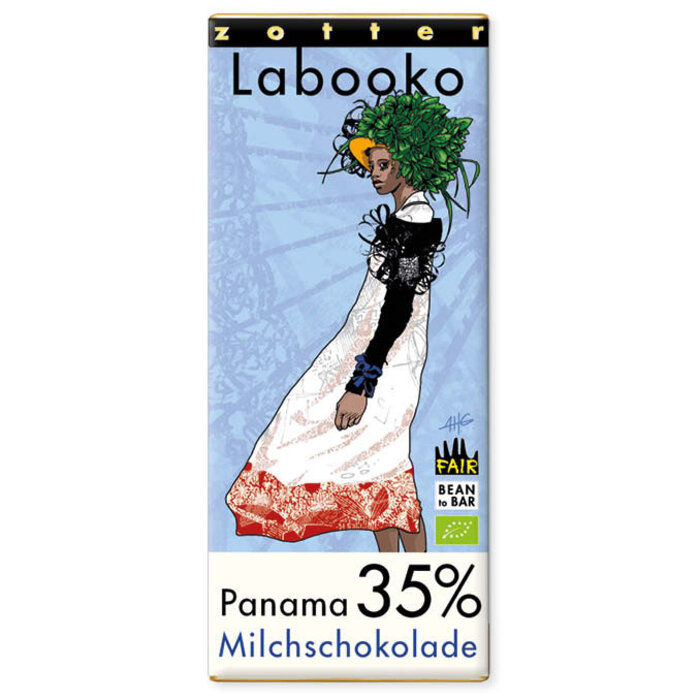 - Panama Vollmilchschokolade 35 % Kakao