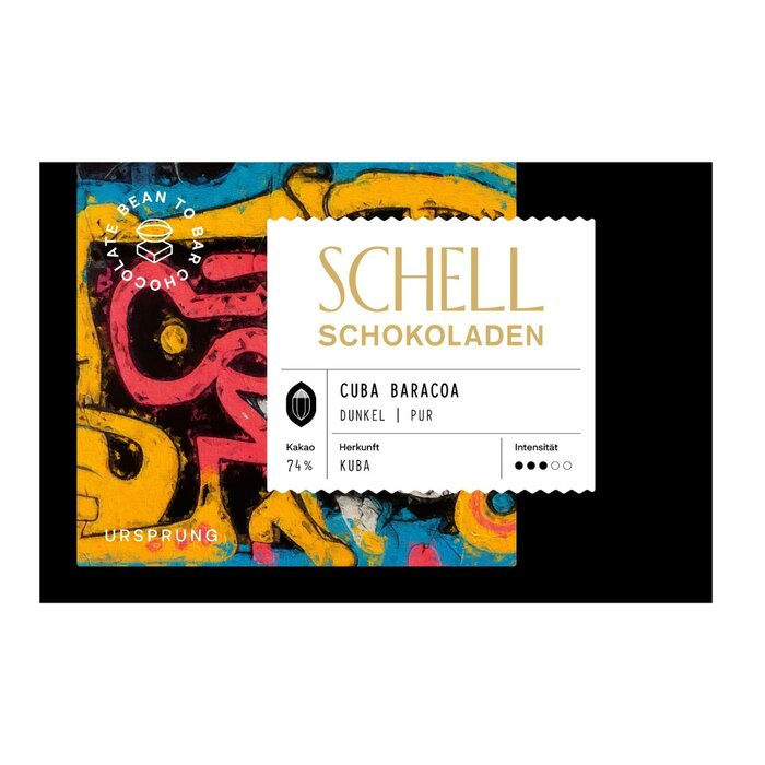- Kuba Dunkle Schokolade 75 % – Edelherb aus Baracoa, aus Trinitario-Kakao