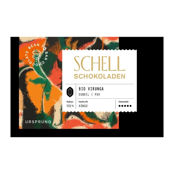 - Kongo Dunkle Schokolade 100 % Kakao