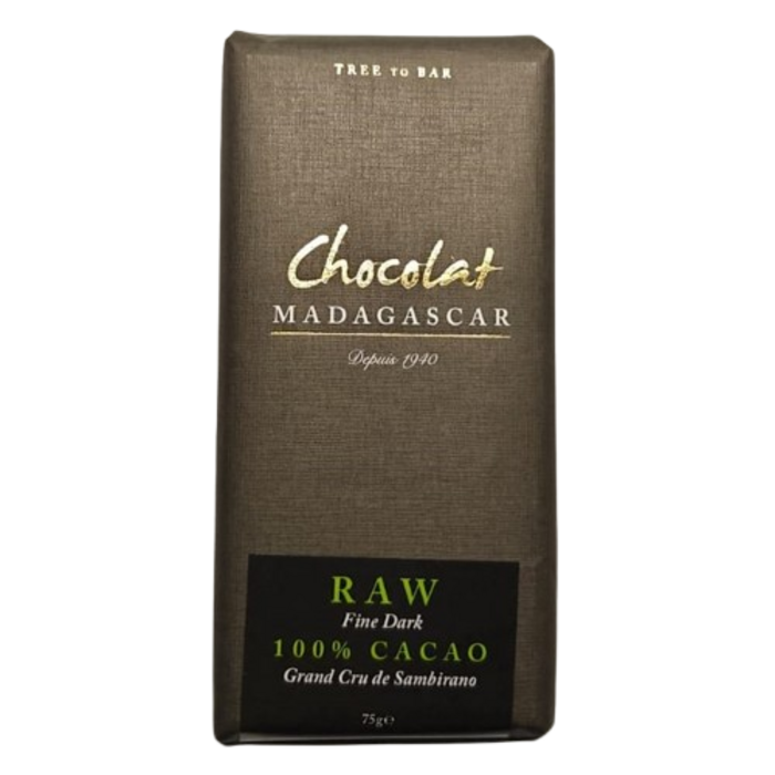 - Madagaskar Herkunftsschokolade – Roh-Schokolade von Chocolat Madagascar mit 100 % Kakaoanteil