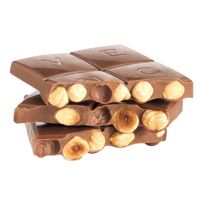 - Venchi Vollmilchschokolade mit ganzen Haselnüssen 95 g – Italienische Milchschokolade mit Piemont-Haselnüssen