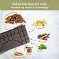 - Gefüllte Zartbitterschokolade 65% Kakao mit Minz-Marzipan Bio & Fair – Edelmond Chocolatiers