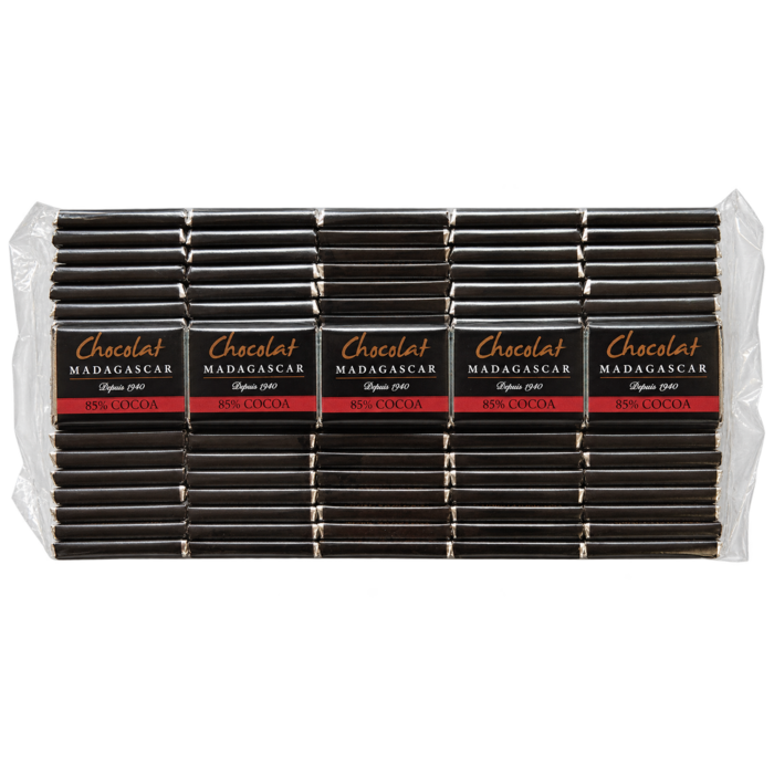 - Dunkle Schokolade 85 % Kakao – 100 Napolitains