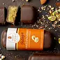 - SUMARA Stralsunder Marzipanbrot Pistazie mit Zartbitterschokolade – Marzipan mit 70 % kalifornischen Mandeln und feiner Pistaziennote, handgefertigt, 60 g