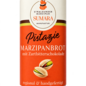 - SUMARA Stralsunder Marzipanbrot Pistazie mit Zartbitterschokolade – Marzipan mit 70 % kalifornischen Mandeln und feiner Pistaziennote, handgefertigt, 60 g