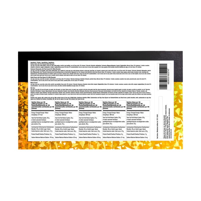 - Fiesta Collection – Geschenkbox mit 5 Schokoladentafeln à 20 g, 100 g