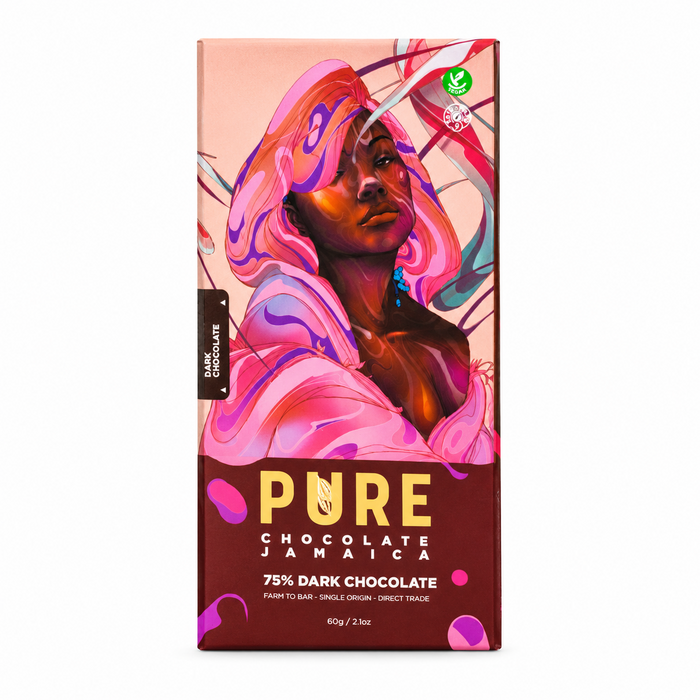 - Jamaica – Dunkle Single-Origin-Schokolade 75 % Kakao, 60 g