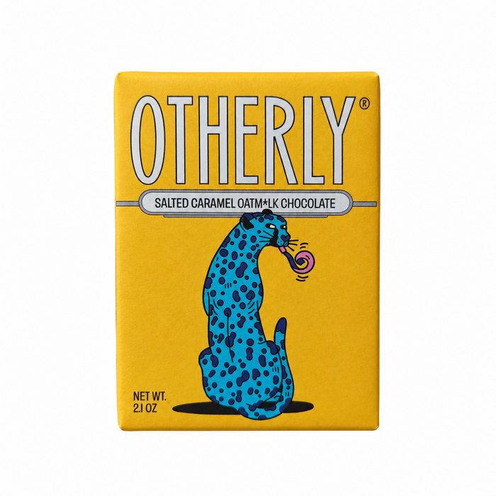 OTHERLY Salted Caramel Oatm*lk Chocolate – vegane Hafer-Schokolade mit Meersalz, 43 % Kakao, 60 g