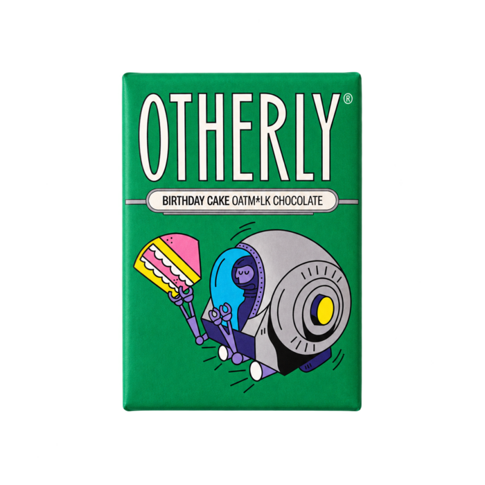 Otherly Birthday Cake Oatm*lk Chocolate – vegane Haferschokolade mit 43 % Kakao, 60 g