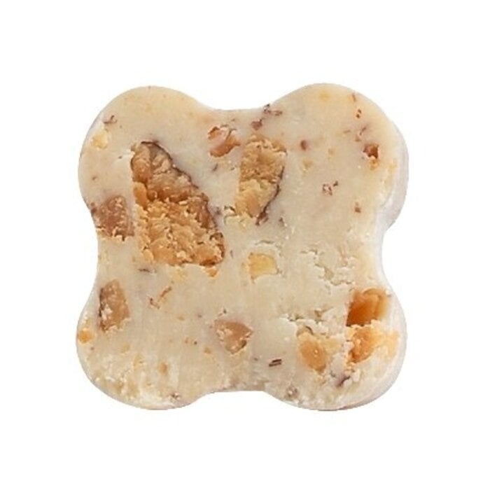 - Tartufi White Chocolate Almond – weiße Schokoladentrüffel mit Mandelpaste und Mandelstückchen