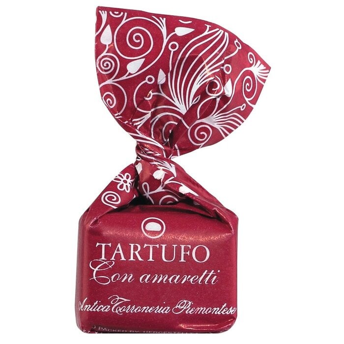- Milchschokoladentrüffel 32 % Kakao mit Amaretti