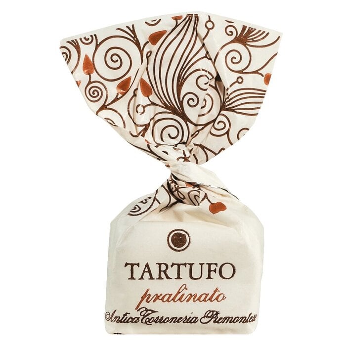 - Dunkle Schokoladentrüffel mit Haselnuss & Torrone
