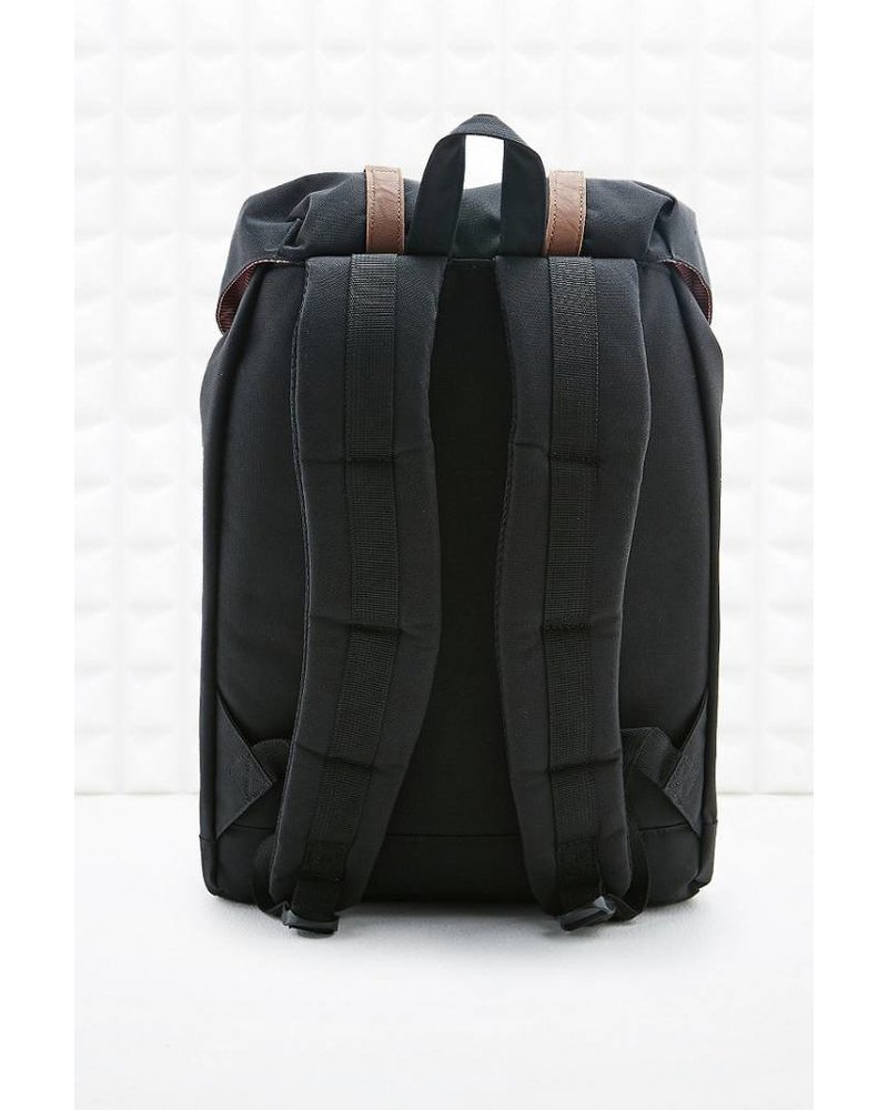 Black and brown backpack