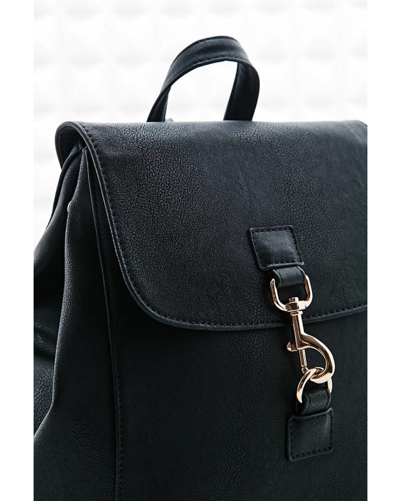 Small black backpack