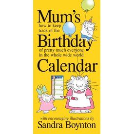 Workman Publishing Mum's Birthday Verjaardagskalender