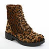 Schnürstiefel mit Tigerprint