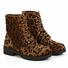 Halbhohe Stiefel / Stiefeletten mit Tigerprint / Pantherprint