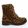 Halbhohe Stiefel / Stiefeletten mit Tigerprint / Pantherprint
