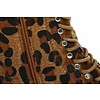 Halbhohe Stiefel / Stiefeletten mit Tigerprint / Pantherprint