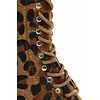 Halbhohe Stiefel / Stiefeletten mit Tigerprint / Pantherprint