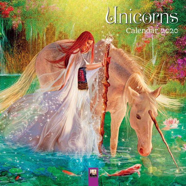 Flame Tree Eenhoorn - Unicorns Kalender 2020