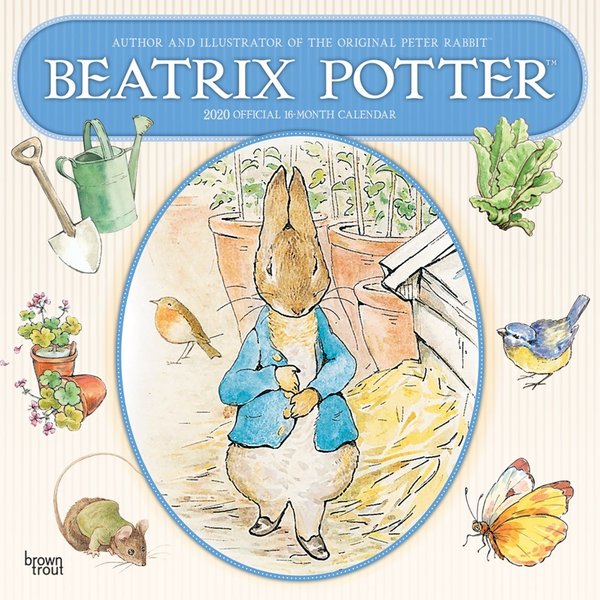 Browntrout Peter Rabbit - Beatrix Potter Kalender 2020
