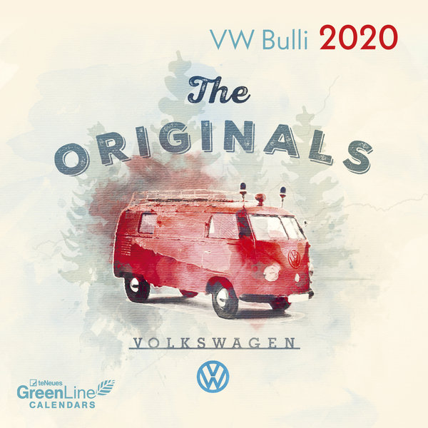 teNeues Volkswagen - VW Bulli Mini Kalender 2020
