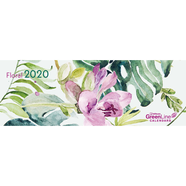 teNeues Floral Greenline Desk Kalender 2020
