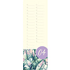 Floral GreenLine 15x42 Verjaardagskalender