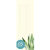 Floral GreenLine 15x42 Verjaardagskalender