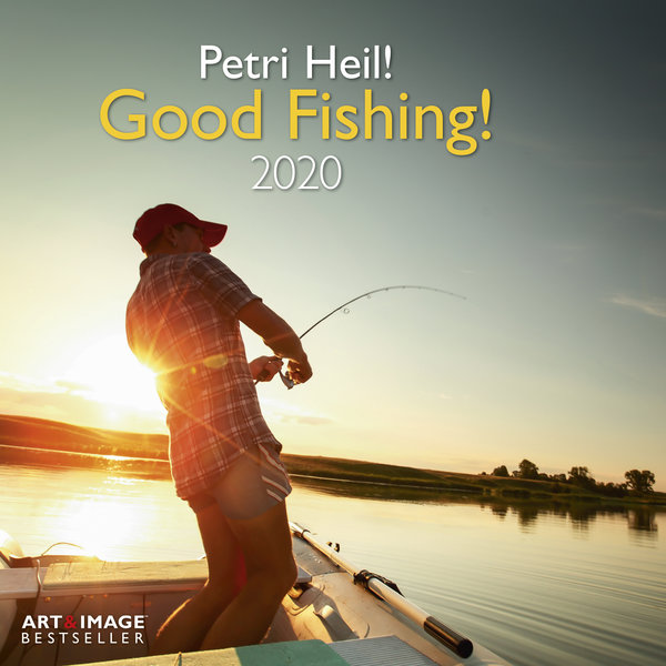 teNeues Good Fishing Petri Heil Kalender 2020 mit Poster