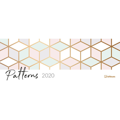 Patterns Tischquerkalender 2020