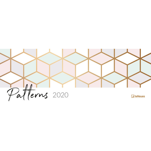 teNeues Patterns Tischquerkalender 2020