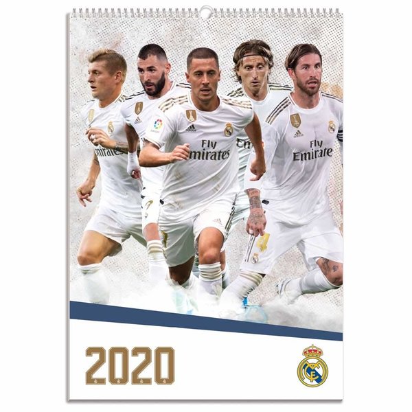 Grupo Erik Real Madrid A3 Fußball Kalender 2020