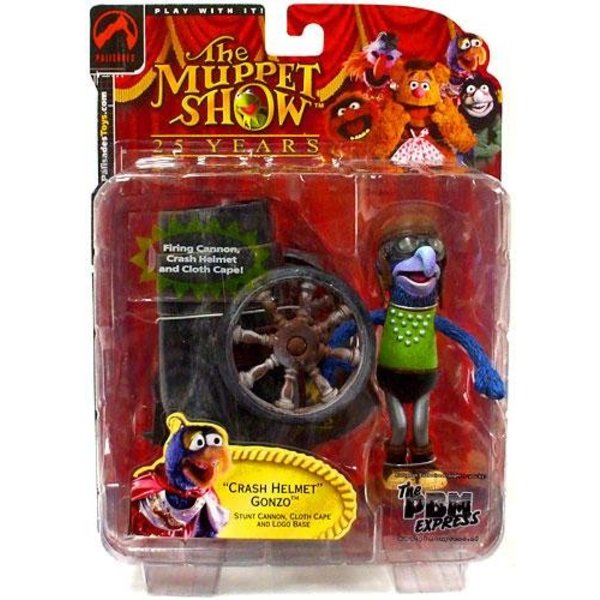 Palisades Muppet-Show Kermit-Collection Actionfigur Crash Helmet Gonzo
