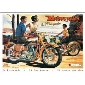 Tushita Motorcycles & Mopeds Ansichtkaarten Postcard Book
