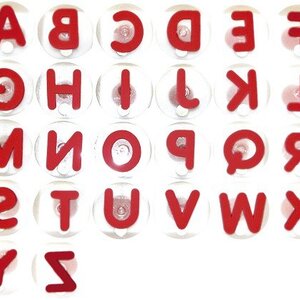 Jumbo Stamps Alphabet capitals - 26 pcs