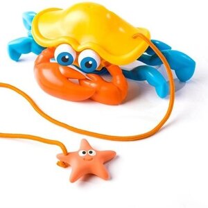 Fat Brain Toys Fat Brain Toys Trekdier Krab 24 Cm Oranje