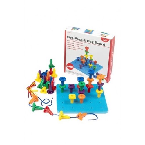 EDX Education  Geo Peg Board, threading, poking and sorting