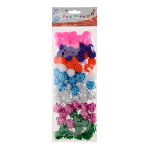 Toys and Tools Mixed Pompoms balletjes 80st