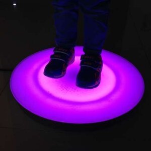 Playlearn snoezelproducten Round Interactive Light Floor Tile Playlearn snoezelproducten Round Interactive Light Floor Tile