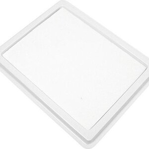 Giant Stamp Pad White Rectangle