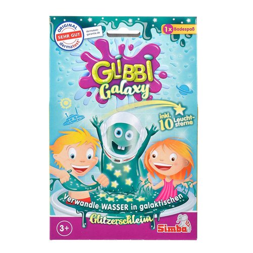 Glibbi Galaxy Slime - met glow in the dark sterren