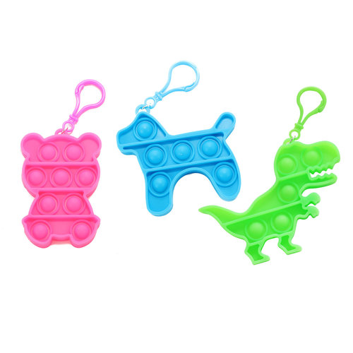 Toys and Tools Fidget Bubble Pop It Key Chain Toys and Tools Fidget Bubble Pop It Key Chain