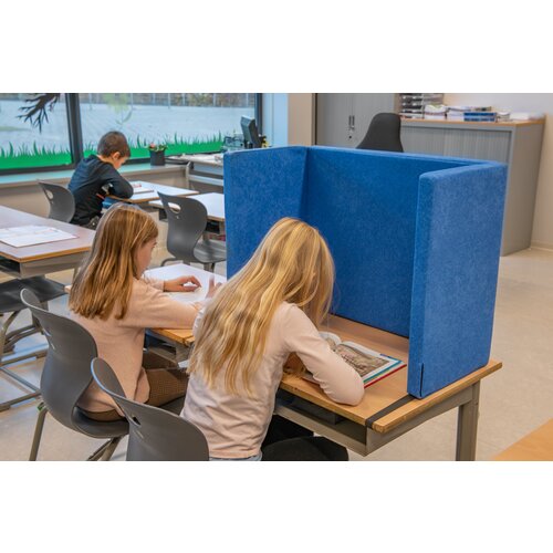 Concentration Screens for Classroom Use – Visual Structure and Sound Absorption Made from Recycled Textiles