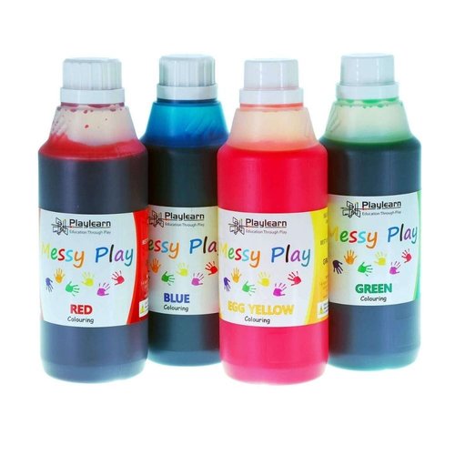 Messy Play Kleurstof Blauw, Groen, Geel of Rood